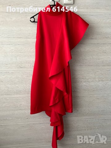 Официална червена рокля, снимка 2 - Рокли - 40403806
