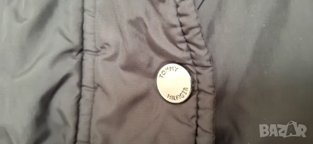 TOMMY HILFIGER Оригинално дамско зимно дълго яке с ПУХ-размер S, снимка 5 - Якета - 48716620