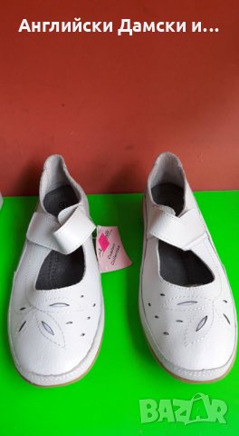 Английски дамски обувки естсетвена кожа-3 цвята, снимка 6 - Дамски ежедневни обувки - 28351489