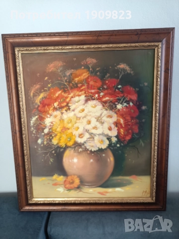 Стара маслена картина , снимка 3 - Картини - 51630668