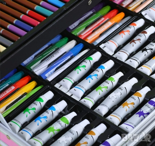 Творчески комплект за рисуване с изключително разнообразие от цветове , снимка 3 - Рисуване и оцветяване - 52715094