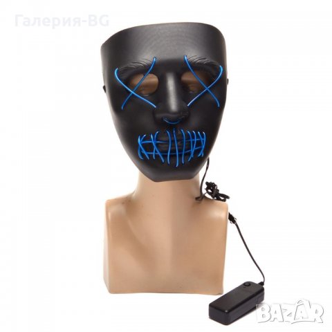 Светещи LED карнавални маски , снимка 5 - Други - 32668880