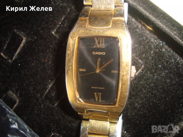 CASIO ОРИГИНАЛЕН ПОЗЛАТЕН ЯПОНСКИ ЧАСОВНИК РАБОТЕЩ с ОРИГИНАЛНАТА ВЕРИЖКА КАСИО и ЛУКС КУТИЯ 22351, снимка 14 - Мъжки - 32912112