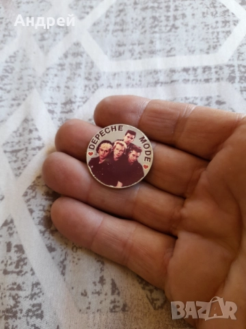 Стара значка Depeche Mode #2, снимка 2 - Колекции - 51595659