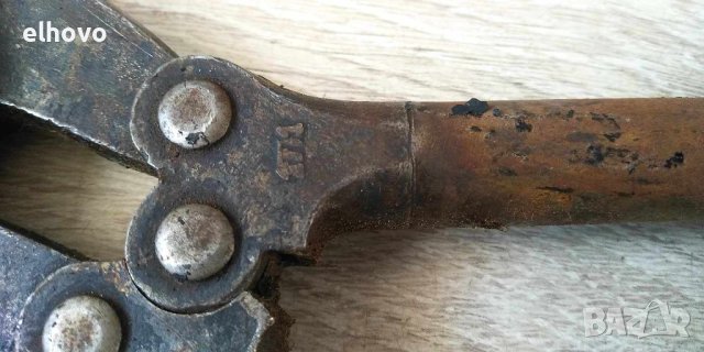 Стара ножица за рязане на арматура Bonsa Solingen, снимка 5 - Антикварни и старинни предмети - 43939159