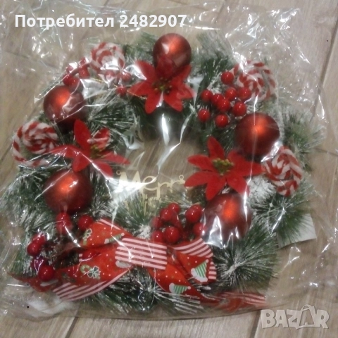 Голям коледен венец