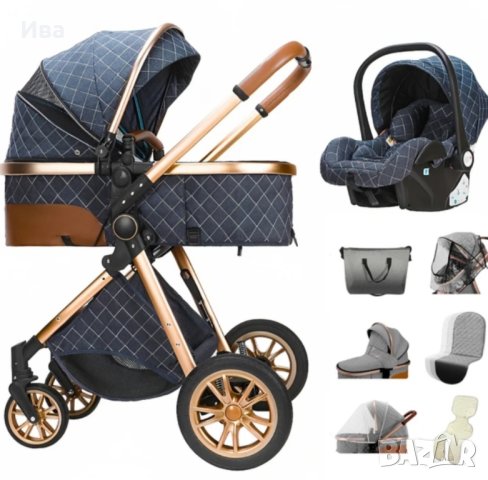 БЕЗПЛАТНА ДОСТАВКА Нова комбинирана бебешка количка , снимка 5 - Детски колички - 43183388