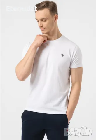 Мъжка бяла тениска POLO 