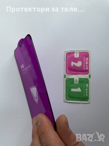 Цял 5D стъклен протектор с цялостно лепило за Samsung Galaxy A40, снимка 3 - Фолия, протектори - 43804765