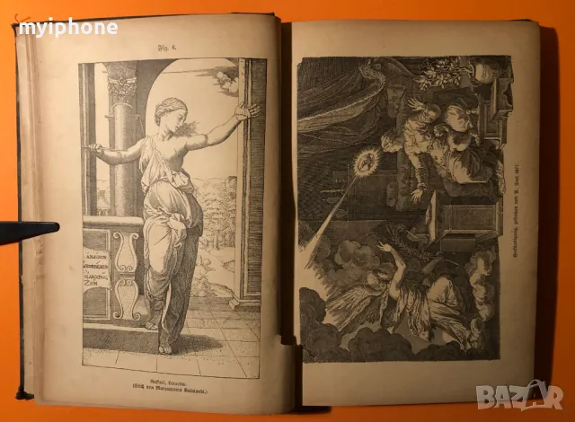 Стара Книга Изкуство История на Изкуствата Алвин Шулц 1884 г. на Немски, снимка 7 - Антикварни и старинни предмети - 49296538