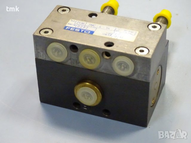 Пневматичен разпределител Festo JMC-4-1/4, 10bar, снимка 4 - Резервни части за машини - 36906713