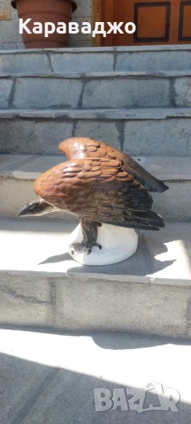 Голям Порцеланов Орел, снимка 3 - Статуетки - 50527604