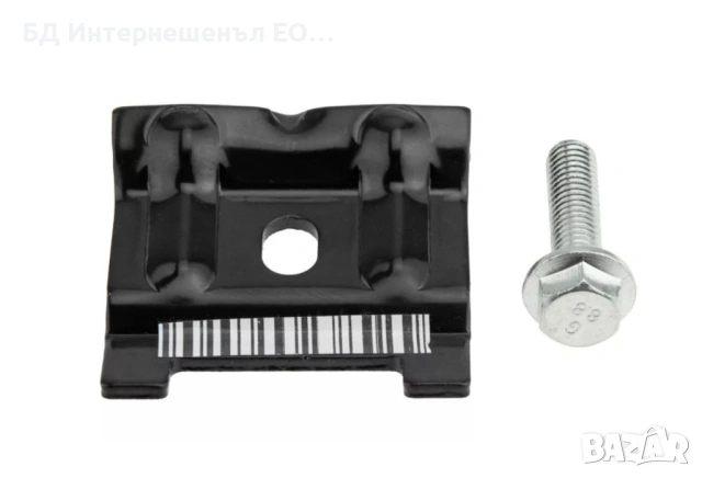 1J0803219 Комплект планка фиксатор държач за акумулатор, VW, Audi, Seat, с болт, снимка 3 - Части - 53114523