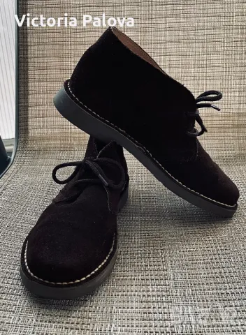 Модерни боти шоколадов цвят MARINA SEVAL Испания, снимка 8 - Дамски боти - 49379982