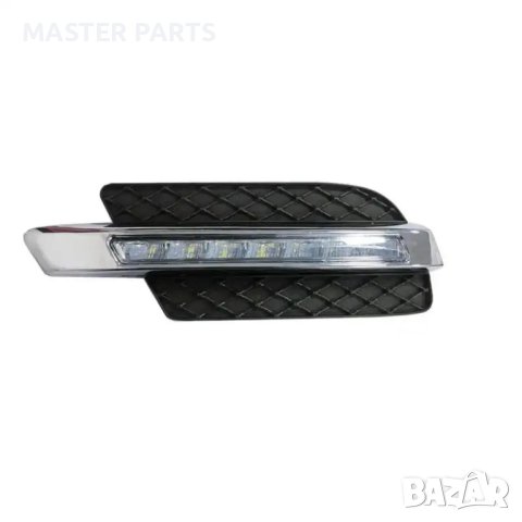 Дневни светлини LED DRL , пластмасова част , хромирана част , Mercedes W164 GL X164 2009-2012 г., снимка 4 - Части - 43506630