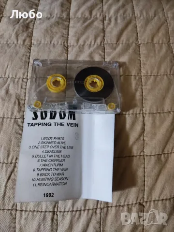 Sodom - Taping the vein, снимка 3 - Аудио касети - 50351276