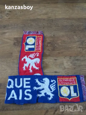 olympique lyonnais vintage - ретро футболен шал , снимка 2 - Шалове - 47682940