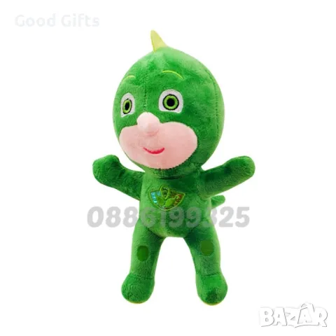 Плюшена играчка Pj Masks син/червен/зелен, снимка 2 - Плюшени играчки - 47427649