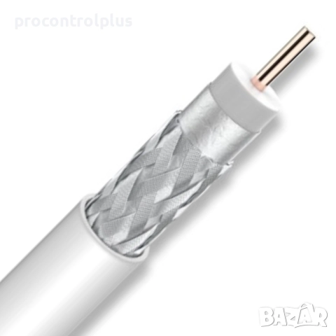 Коаксиален кабел RG6/96 CCS 100м с високо съдържание на мед (ролка)