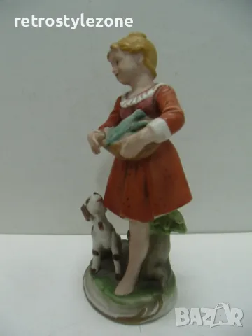 № 7795 стара порцеланова фигура   , снимка 2 - Други ценни предмети - 48395382