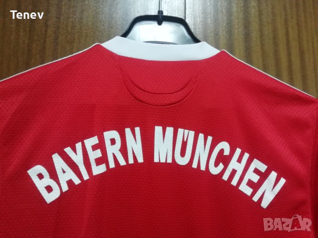 Bayern Munich Adidas оригинална тениска фланелка Байерн Мюнхен размер S 2009/2010 , снимка 4 - Тениски - 43482288