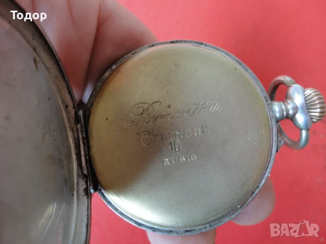 Сребърен джобен часовник 2, снимка 14 - Джобни - 50459604