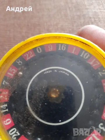 Стара игра мини ролетка, снимка 6 - Други ценни предмети - 47764961