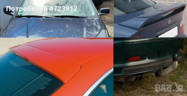 BMW 3-та серия Е46 купе / седан / кабрио: сенник, спойлер, теглич, огледала