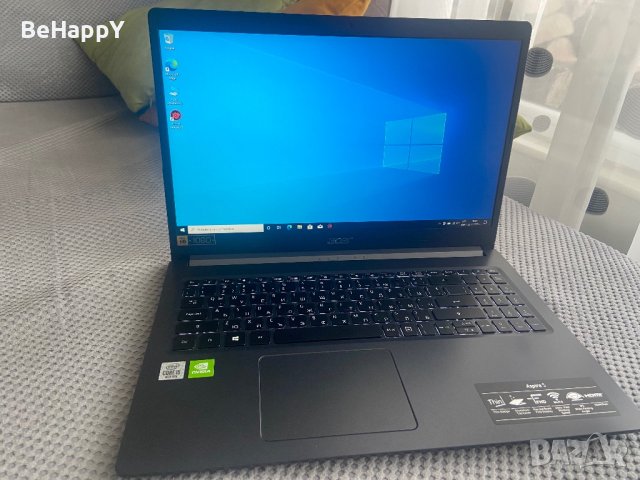 Acer Aspire Intel i5-10210u + 8 Gb DDR4 + Nvidia mx250, снимка 2 - Лаптопи за дома - 43460585