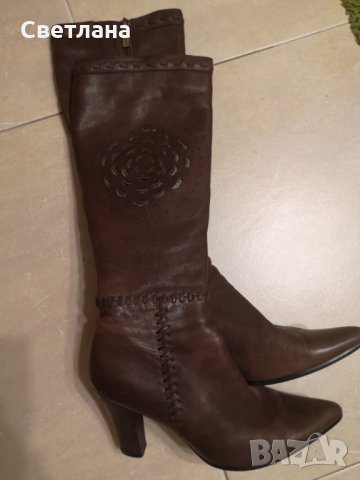 Ботуши от естествена кожа , снимка 5 - Дамски ботуши - 34738529