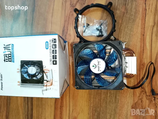 НОВИ Охладители за процесор Power Train DL-200T RGB CPU Cooler Става за всички версии на AMD и INTEL, снимка 4 - Други - 50501651