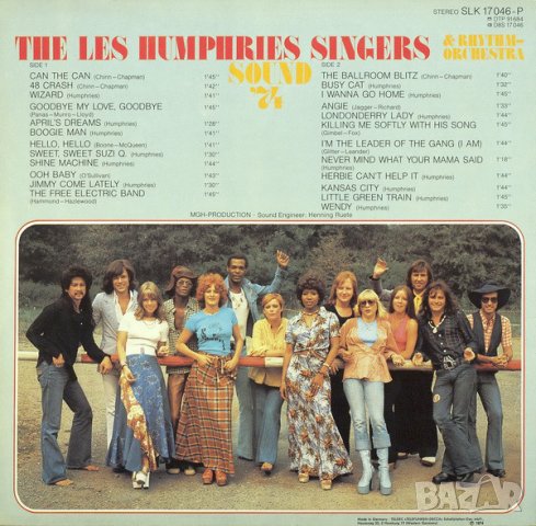 Грамофонни плочи The Les Humphries Singers & Rhythm-Orchestra – Sound '74, снимка 2 - Грамофонни плочи - 39279724