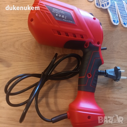 Електрически пистолет за боядисване 700W, 1200 мл, 4 медни дюзи, снимка 9 - Други инструменти - 52721909