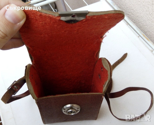 Стар калъф за сгъваем мехов фотоапарат от началото на 20 век vintage винтидж, снимка 6 - Антикварни и старинни предмети - 51543892