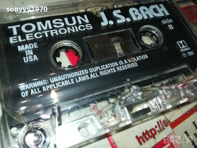 J.S.BACH MADE IN USA-ORIGINAL TAPE 2407251151, снимка 6 - Аудио касети - 51126429