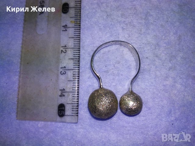 ШАРМАНТЕН РЕГУЛИРУЕМ МОДЕЛ СРЕБЪРЕН ВИНТИДЖ АРТ ПРЪСТЕН СРЕБРО 925 ПРОБА РЪЧНА ИЗРАБОТКА 40093, снимка 7 - Пръстени - 43222980