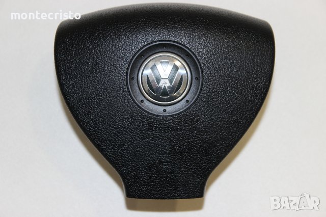 Трилъчев airbag волан VW Touran (2003-2010г.) 5N0.880.201 / 5N0880201 / 610079600C, снимка 1 - Части - 43620749