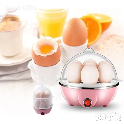 Яйцеварка на пара за 7/14 яйца с таймер, Уред за варене на яйца с пара, снимка 8 - Други - 49599036