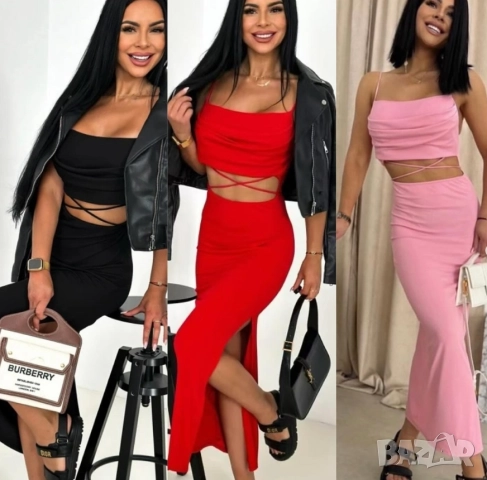 🩷Екстравагантна рокля по тялото  , снимка 3 - Рокли - 51785816