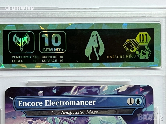 MTG Hatsune Miku Encore Electromancer Card, снимка 5 - Колекции - 52392361