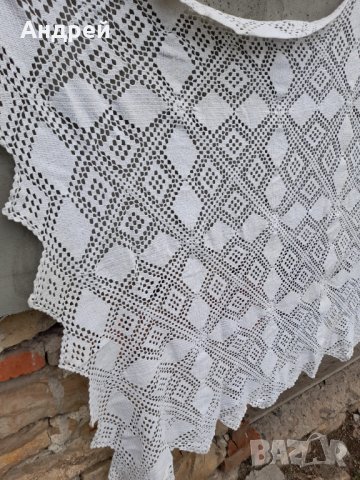 Стара плетена покривка за легло, снимка 3 - Антикварни и старинни предмети - 33175381