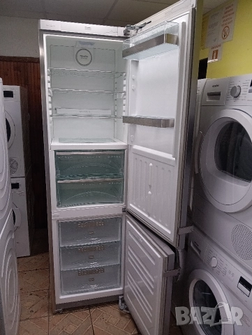 Иноксов комбиниран хладилник с фризер Миеле Miele Made in Germany с 2 години гаранция!, снимка 12 - Хладилници - 52580298