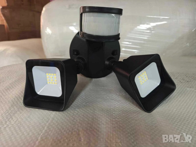 24W LED лампа с датчик за движение – 2000 lm и IP защита за всякакви условия, снимка 4 - Други - 51852449