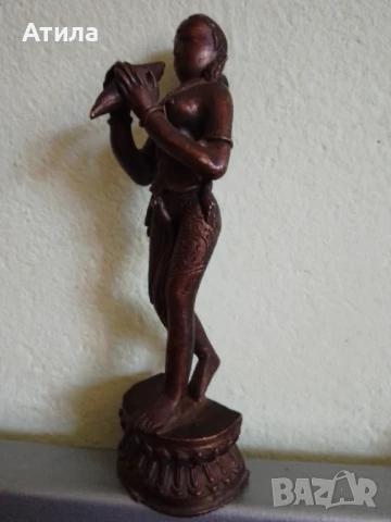 статуетка индия бронз 21/6 см, снимка 6 - Статуетки - 51188781