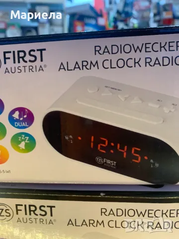 Настолен часовник/Будилник / Радио-Часовник 5W, снимка 2 - Друга електроника - 48379397