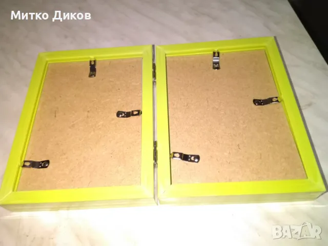 Двойна рамка за снимки фотоси нова външен размер 21х16см и вътр. 18х13см, снимка 4 - Декорация за дома - 49349634