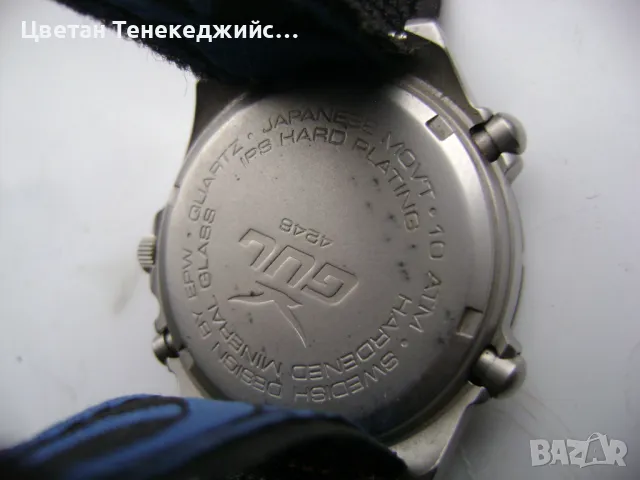 Продавам 4 кварцови и 1 механичен часовник Guess,Regent,Swatch,Gul, снимка 11 - Мъжки - 49652257