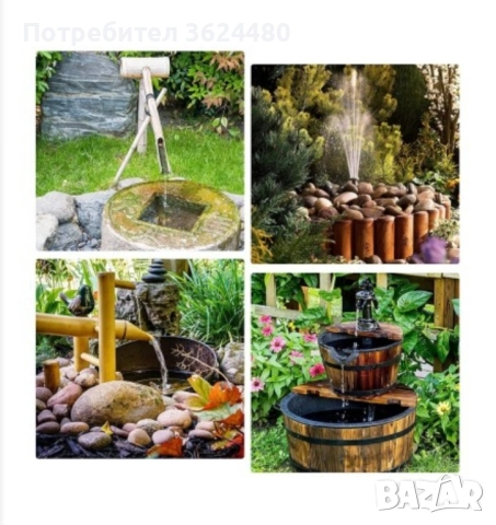Фонтан с подвижен соларен панел , снимка 6 - Други - 52296722