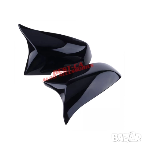 Капаци за огледала със щипки черен пиано лак Batman Style подходящи за BMW F20 F21 F22 F30 F31 F32 , снимка 4 - Аксесоари и консумативи - 51973982