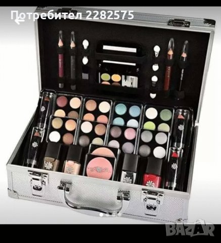 Метално куфарче с гримове с немско качество , снимка 3 - Комплекти и лотове - 38881812